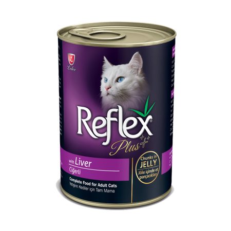 کنسرو رفلکس طعم جگر 400گرمی Reflex Plus